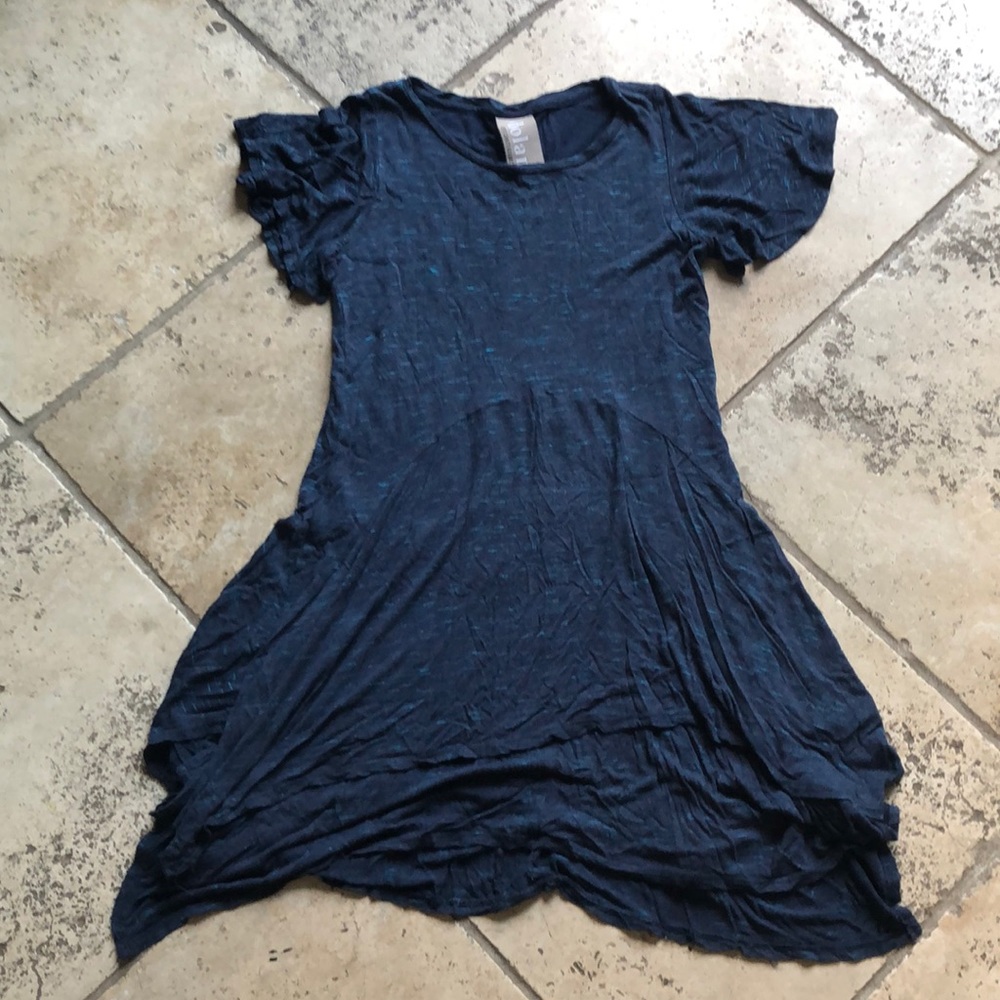 Navy blue Anthropologie knit dress